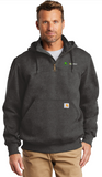 Carhartt ® Rain Defender ® Paxton Heavyweight Hooded Zip Mock Sweatshirt