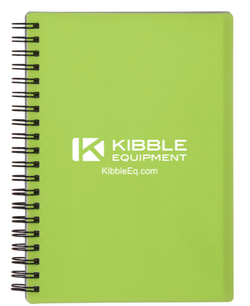 5" x 7" Rubbery Spiral Notebook