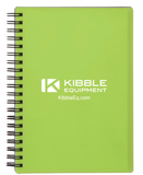 5" x 7" Rubbery Spiral Notebook